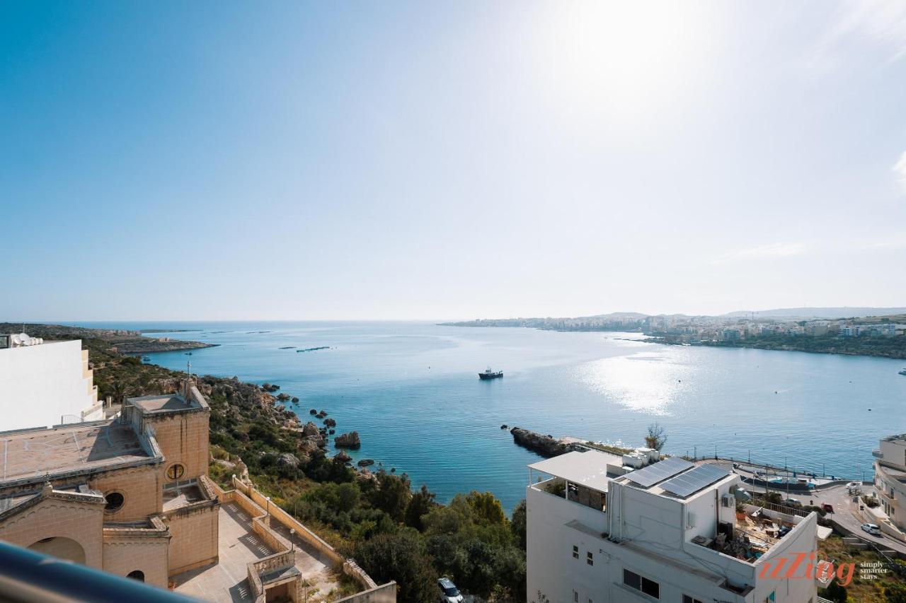 Insta Worthy Gorgeous Seaview Penthouse Apartment St. Paul's Bay Ngoại thất bức ảnh